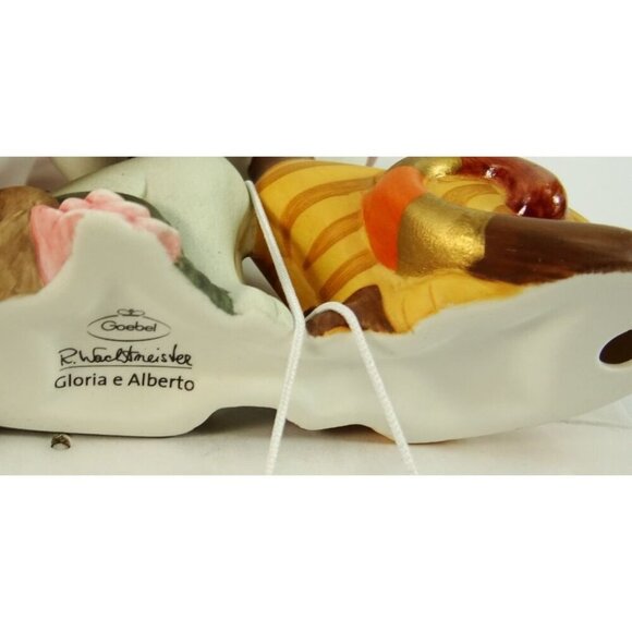 Gloria and Alberto Cat Figurine Goebel Rosine Wachtmeister Original Box - Picture 5 of 7